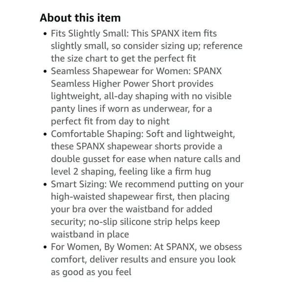 SPANXsculpt Seamless PowerHigh-Waisted Mid-Thigh Short Nude Sz Large Shapewear - Picture 3 of 12